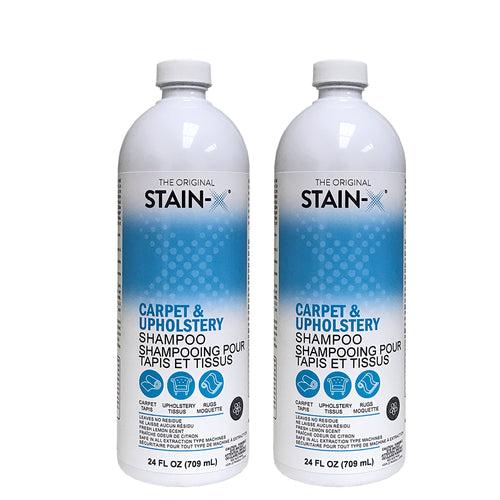 Stain-X Carpet & Upholstery Shampoo 24 oz 2 pk