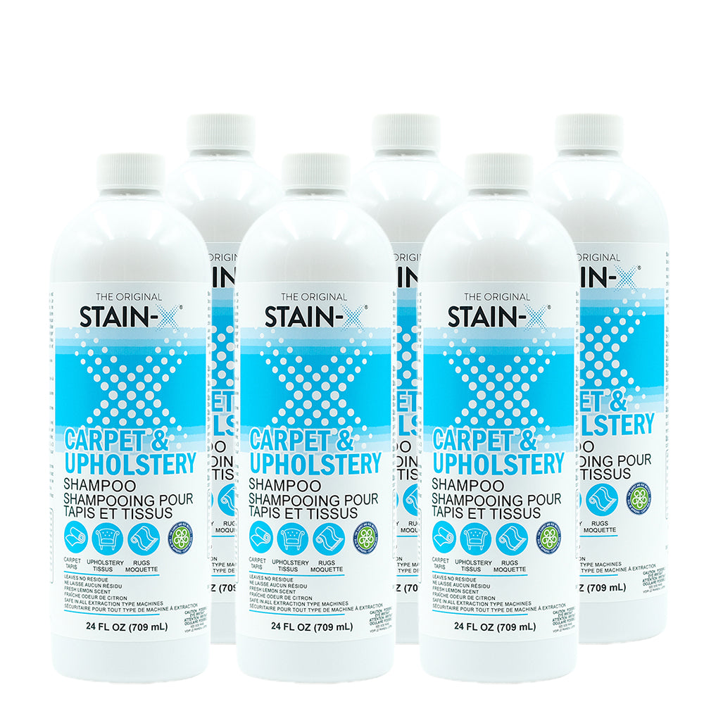 Stain-X Carpet Upholstery Shampoo 24 oz 6 pk 