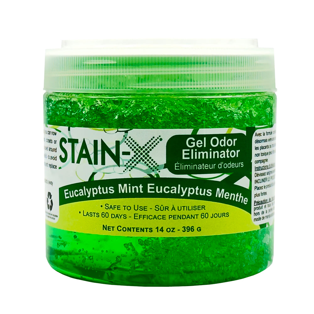 Stain-X Gel Odor Eliminator 14 oz Eucalyptus Mint