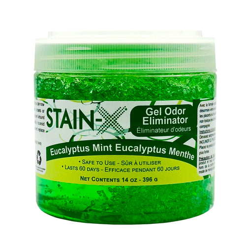 Stain-X Gel Odor Eliminator 14 oz Eucalyptus Mint