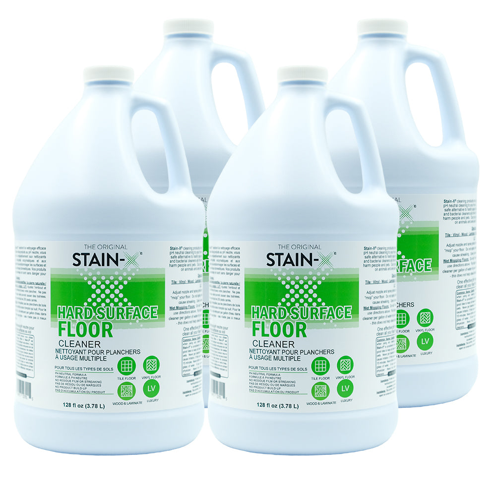 Stain-X Hard Surface Floor Cleaner Gallon 4 pk