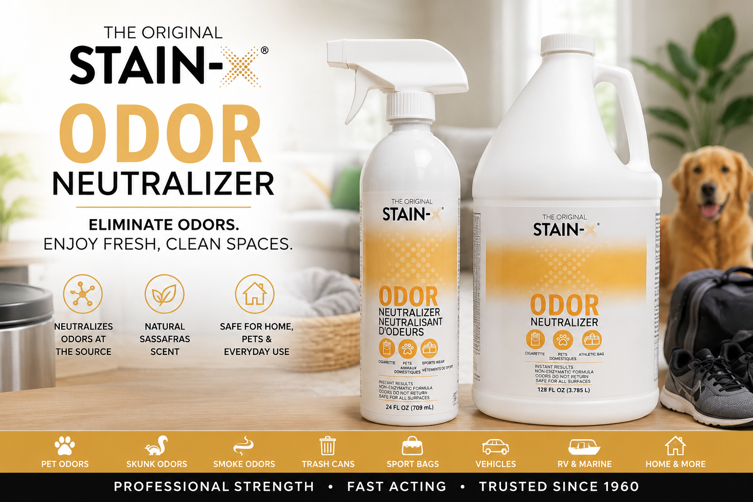 Stain-X Odor Neutralizer Product Graphic