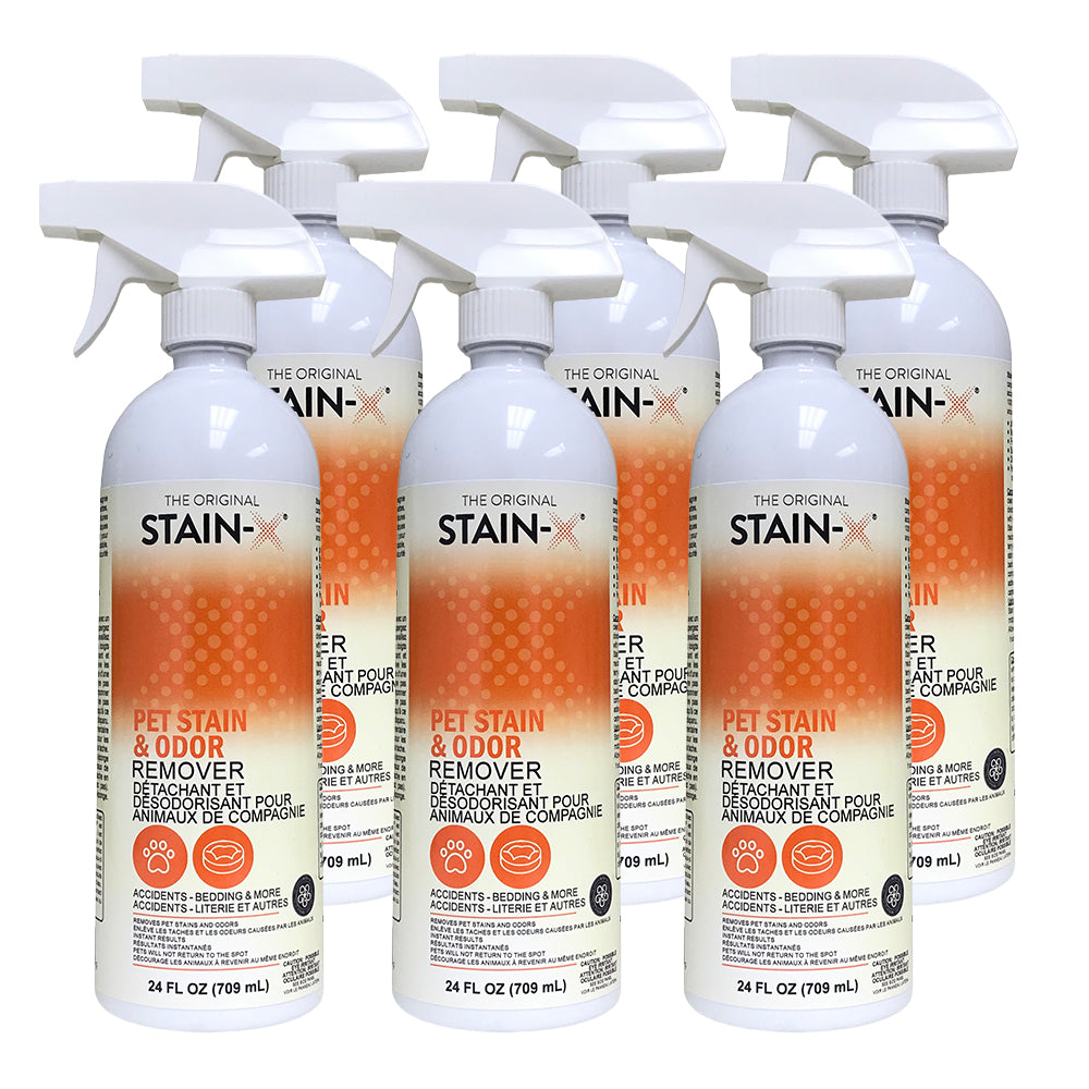 Stain-X Pet Stain & Odor Remover 24 oz 6 pk