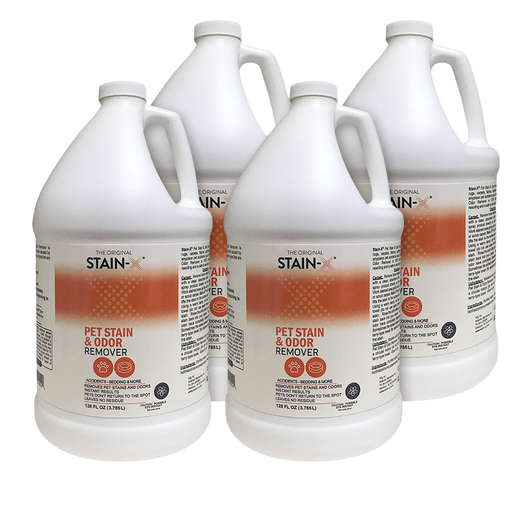 Stain-X Pet Stain & Odor Remover Gallon 4 pk
